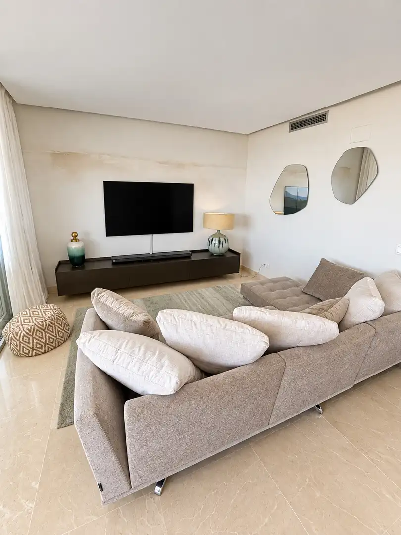 Sala d'estar de Dúplex de lloguer en Los Arqueros - Puerto del Almendro