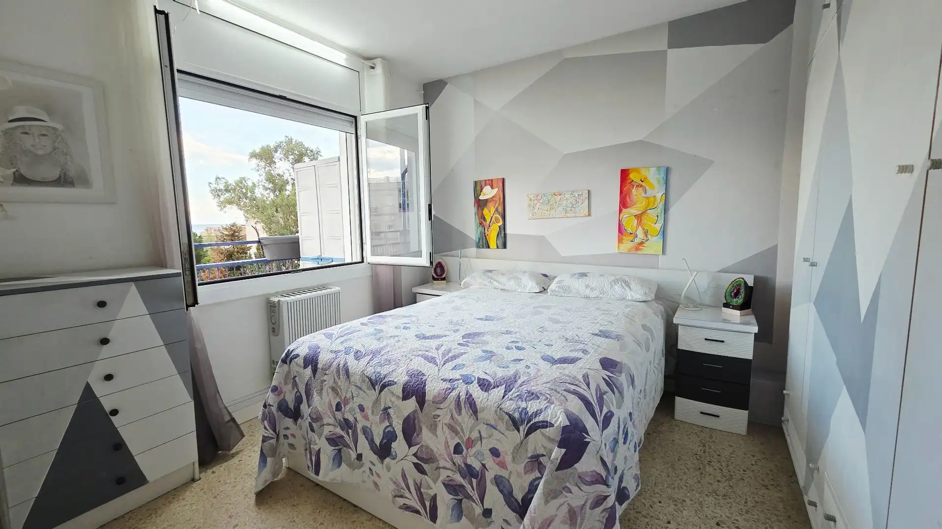 Bedroom of Flat for sale in Calafell  with Air Conditioner, Heating and Terrace
