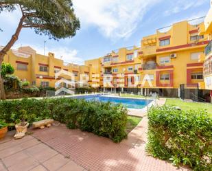 Vista exterior de Casa o xalet en venda en Roquetas de Mar amb Jardí privat, Terrassa i Balcó