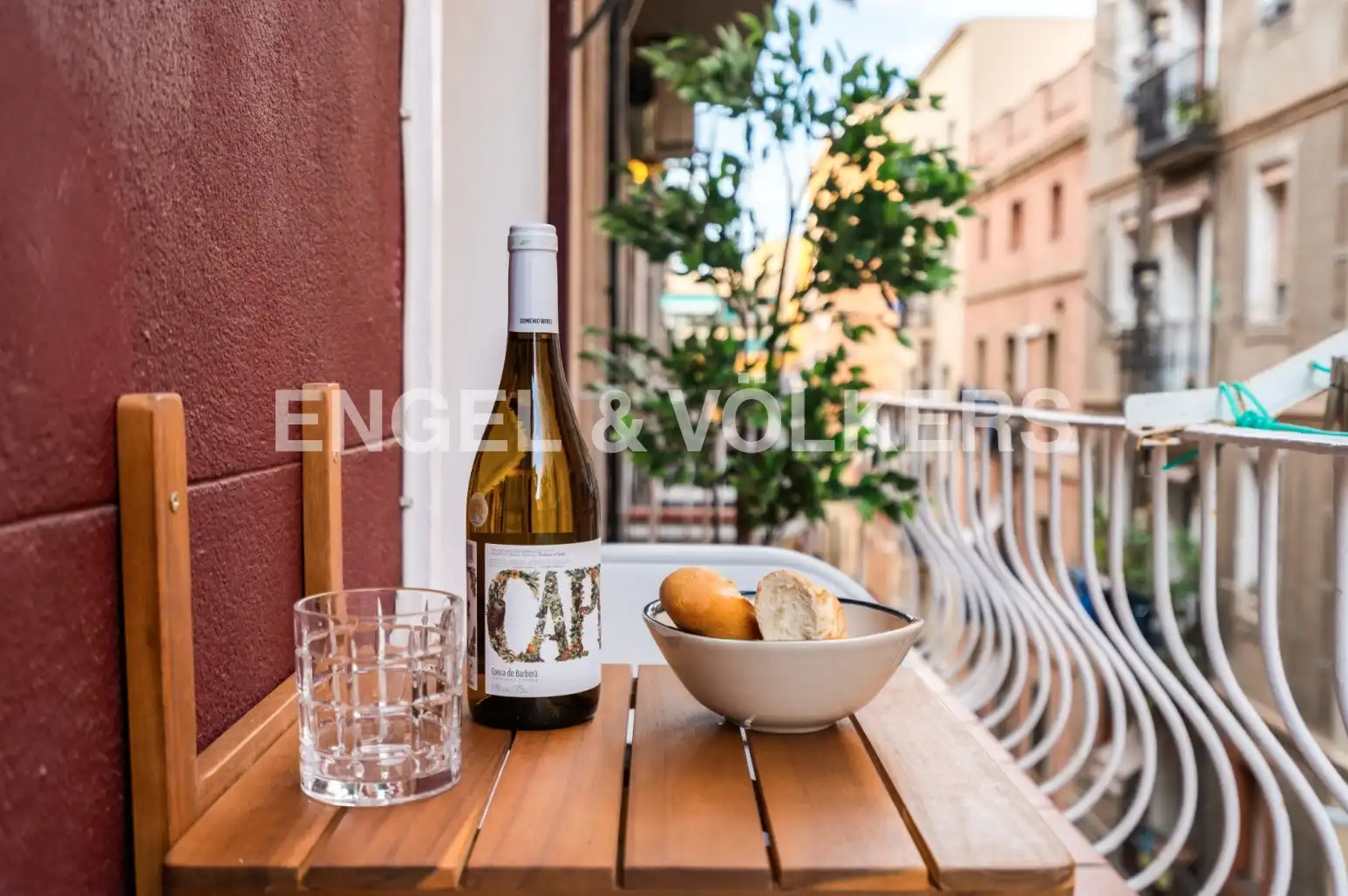 Terrasse von Wohnung zur Miete in Barcelona mit Klimaanlage, Heizung und Parkett