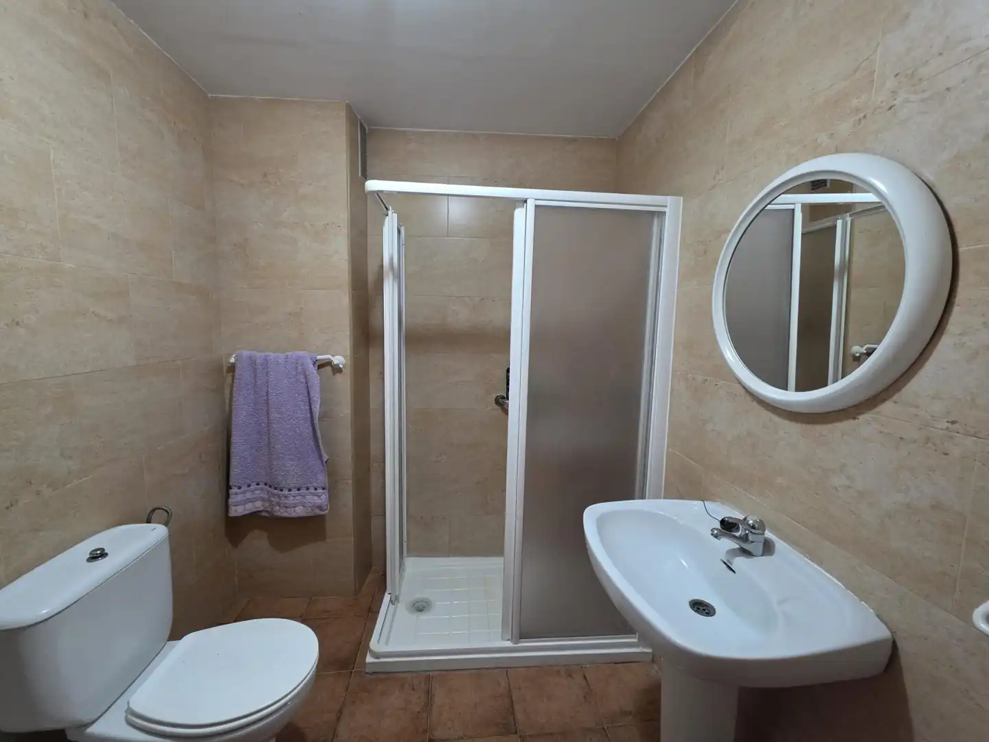 Bathroom of Flat for sale in Cuevas Bajas  with Air Conditioner, Heating and Furnished