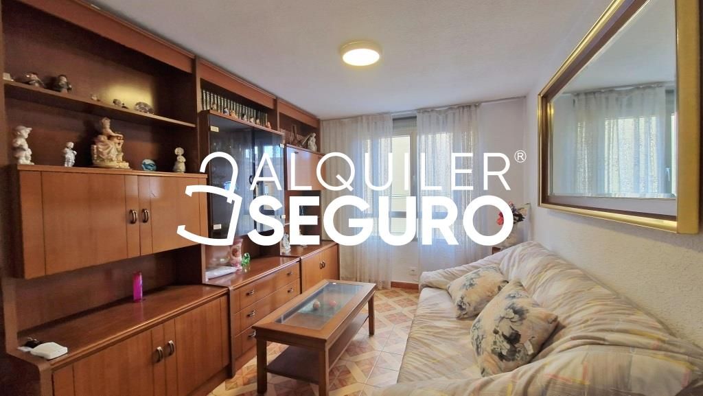 Sala de estar de Piso de alquiler en  Madrid Capital con Calefacción y Amueblado