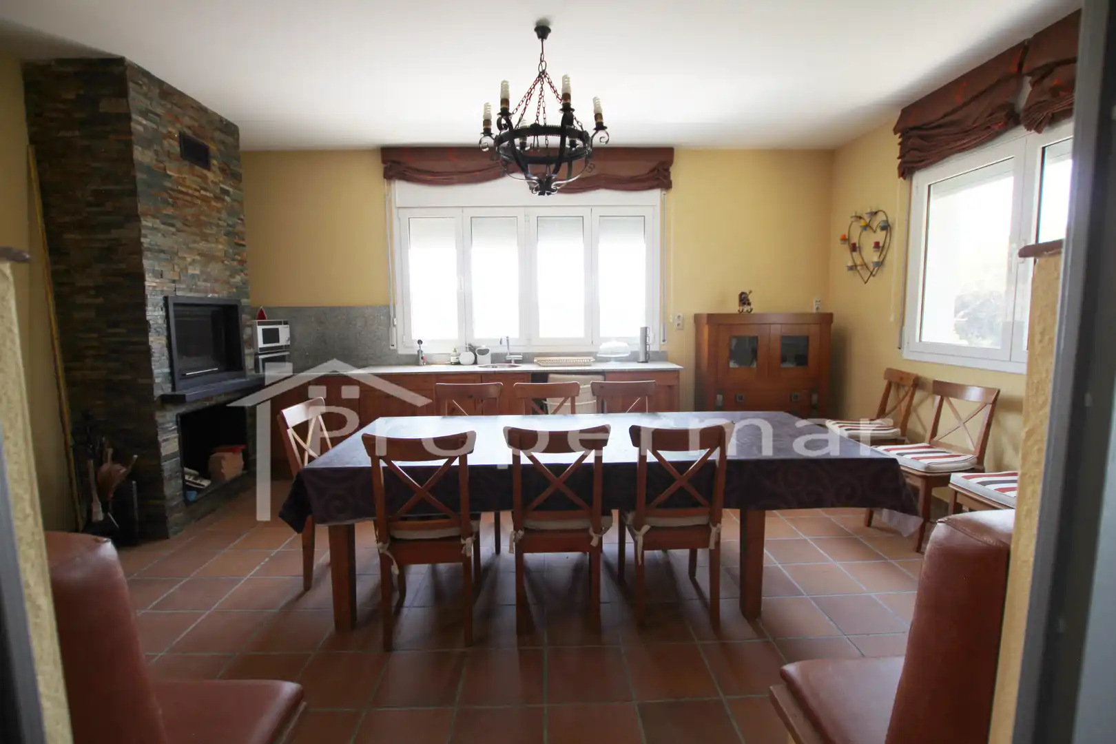 Comedor de Casa o chalet en venta en Sant Pere de Vilamajor con Calefacción, Jardín privado y Piscina