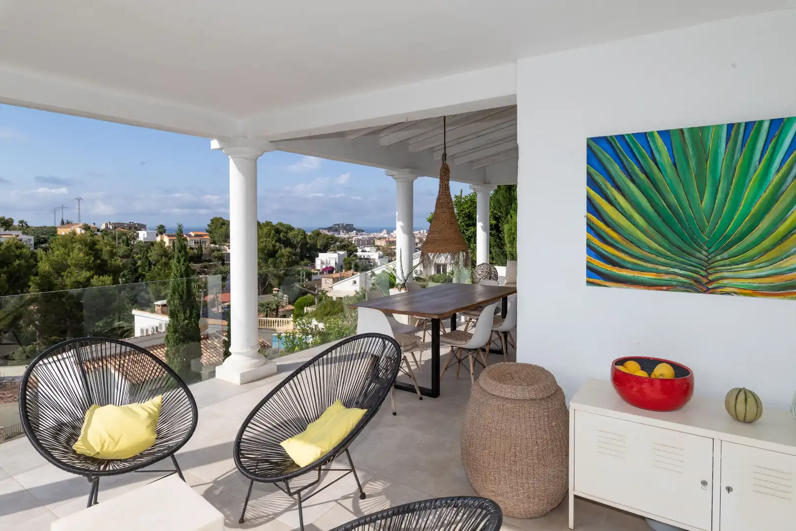 Terrassa de Casa o xalet en venda en Dénia amb Aire condicionat, Calefacció i Jardí privat