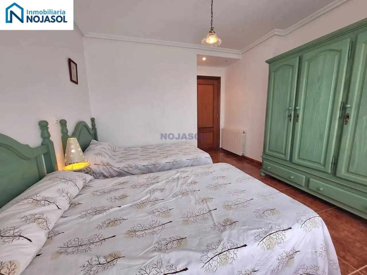 Schlafzimmer von Wohnung zur Miete in Noja mit Heizung, Privatgarten und Terrasse