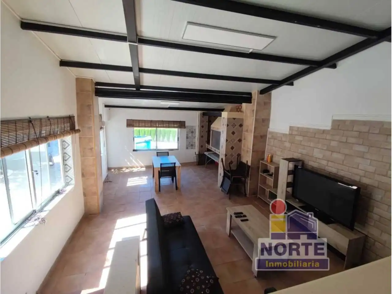 Sala de estar de Casa adosada en venta en Cocentaina con Aire acondicionado, Terraza y Piscina
