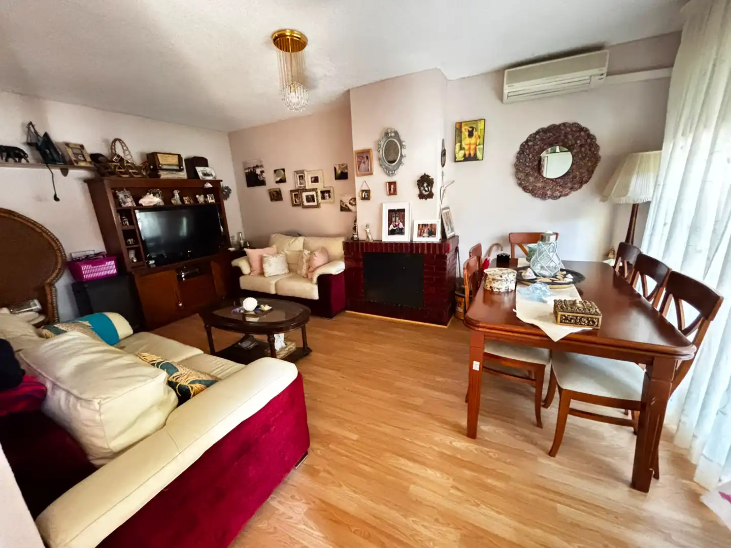 Living room of Houses for sale in Uceda  with Air Conditioner, Private garden and Terrace