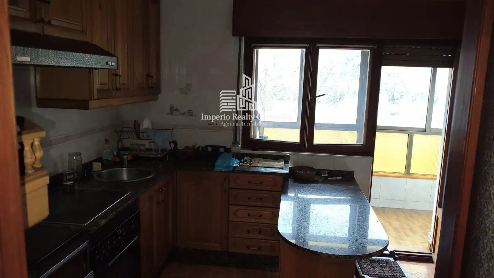 Kitchen of Flat for sale in Mieres (Asturias)  with Heating, Terrace and Furnished