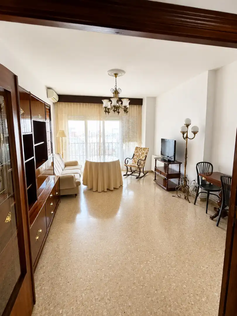 Sala d'estar de Pis en venda en Badajoz amb Aire condicionat, Calefacció i Moblat