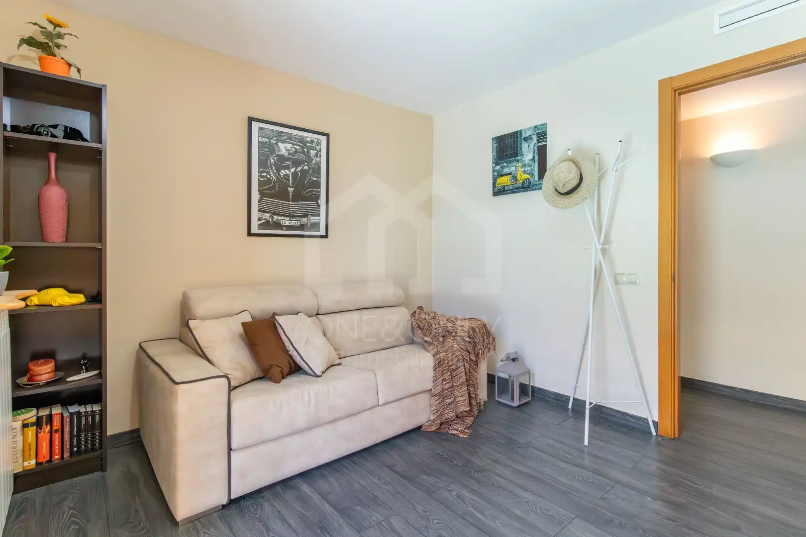 Sala de estar de Casa o chalet en venta en Mont-roig del Camp con Aire acondicionado, Calefacción y Jardín privado