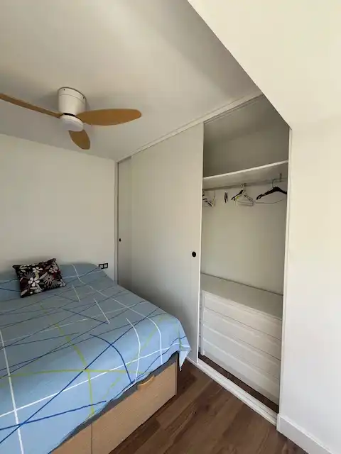 Habitación de Casa adosada de alquiler en Sant Joan d'Alacant con Aire acondicionado, Calefacción y Jardín privado