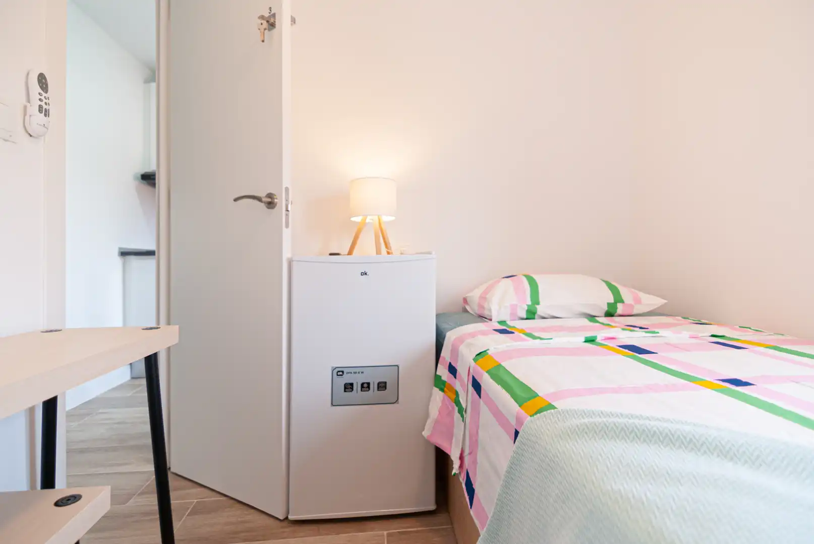 Schlafzimmer von Wohnung zur untervermieten in Madrid mit Heizung, Möbliert und Waschmaschine
