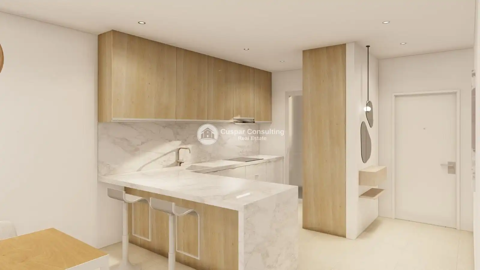 Cocina de Ático en venta en Pilar de la Horadada con Aire acondicionado, Calefacción y Jardín privado