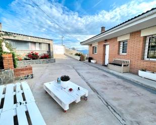 Exterior view of House or chalet for sale in El Pont de Vilomara i Rocafort  with Air Conditioner, Heating and Private garden