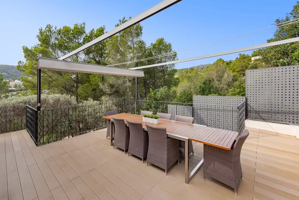 Terrasse von Haus oder Chalet zur Miete in  Palma de Mallorca mit Klimaanlage, Privatgarten und Terrasse