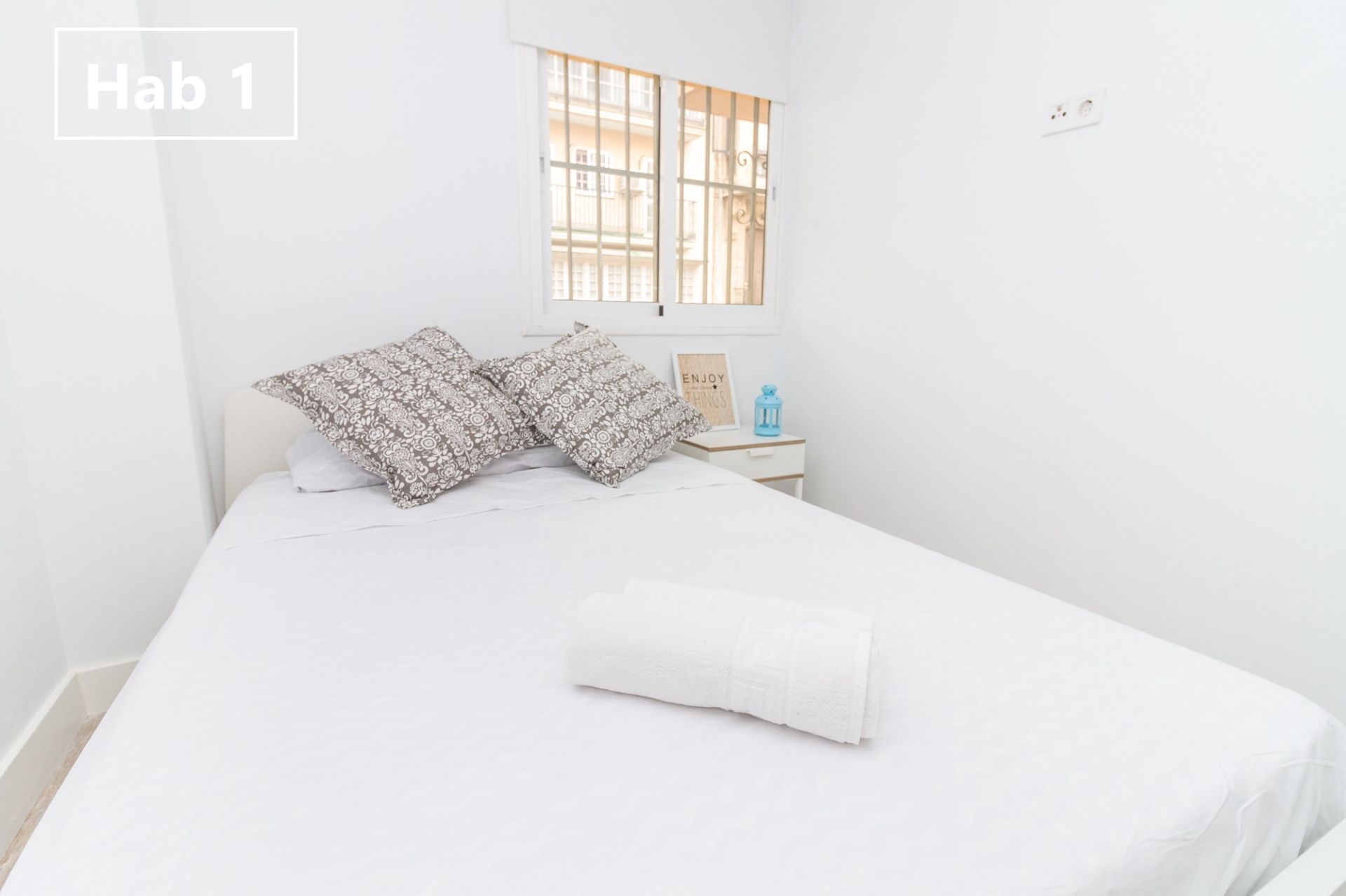 Schlafzimmer von Wohnung zur untervermieten in Málaga Capital mit Klimaanlage, Heizung und Möbliert