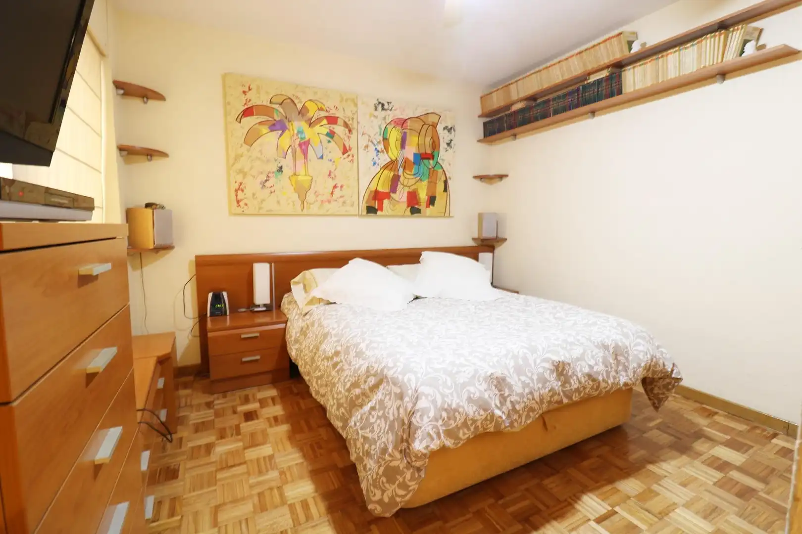 Bedroom of Flat for rent in Elche / Elx  with Air Conditioner, Furnished and Balcony