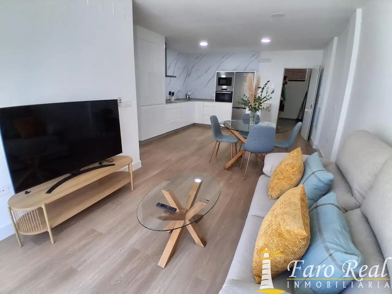 Sala de estar de Piso de alquiler en Sanlúcar de Barrameda con Aire acondicionado y Amueblado