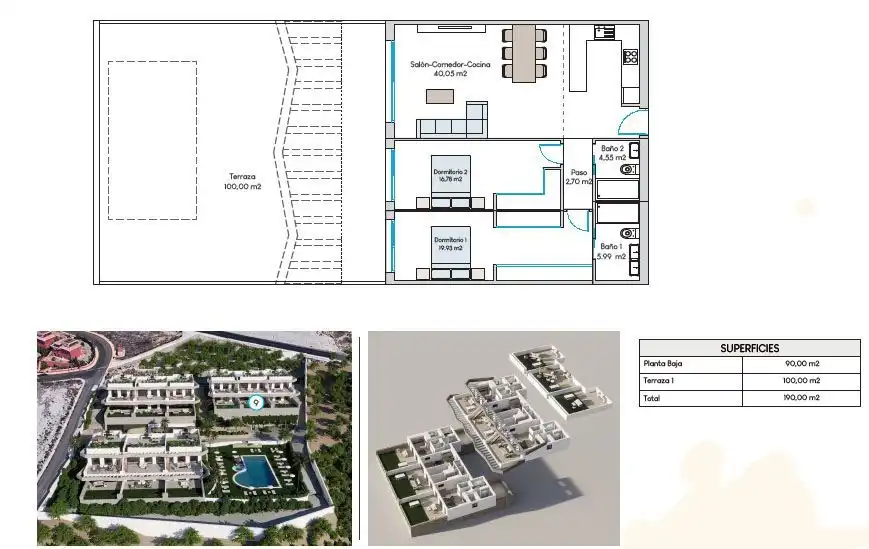 Bungalow con piscina en venta en Balcón de Finestrat - Terra Marina, imagen 12