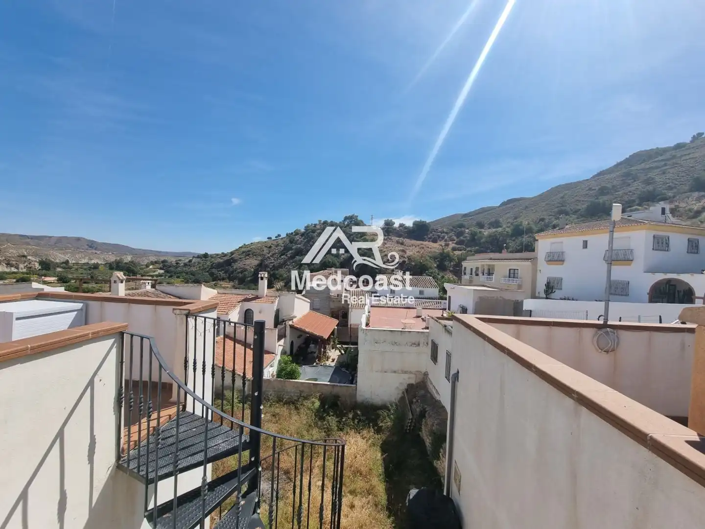 Außenansicht von Haus oder Chalet zum Verkauf in Sorbas mit Klimaanlage, Terrasse und Möbliert