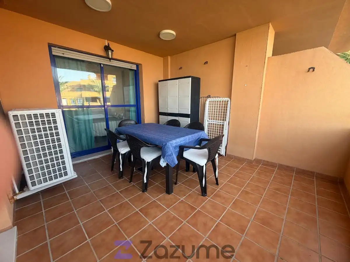 Terraza de Piso de alquiler en Manilva con Aire acondicionado, Terraza y Piscina