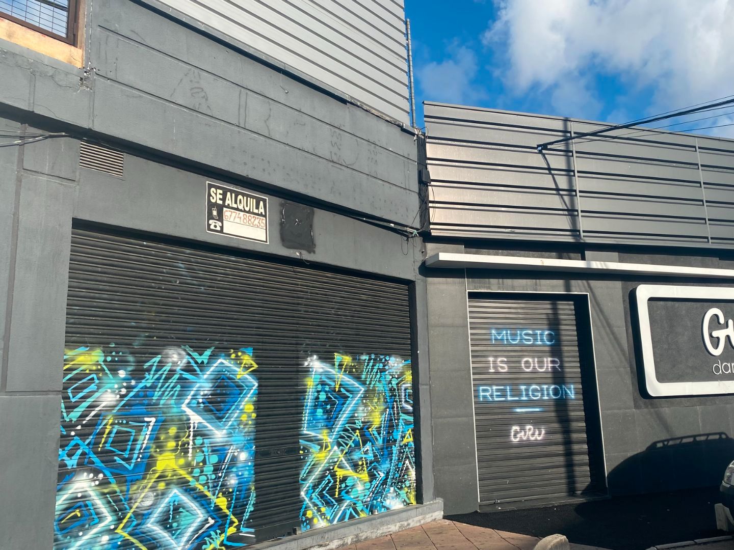 Vista exterior de Local de lloguer en  Murcia Capital