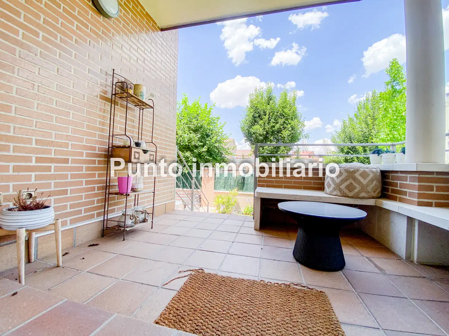Terraza de Casa adosada de alquiler en Valladolid con Aire acondicionado, Calefacción y Jardín privado