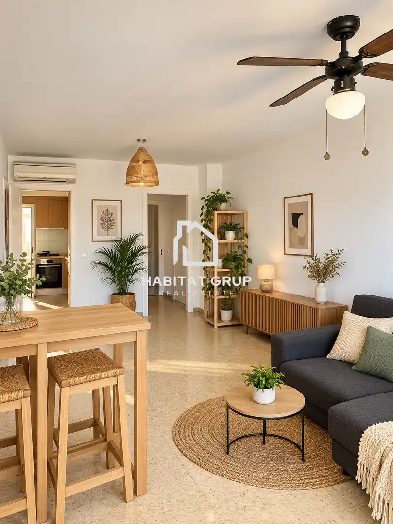 Wohnzimmer von Dachboden zum Verkauf in Veïnat