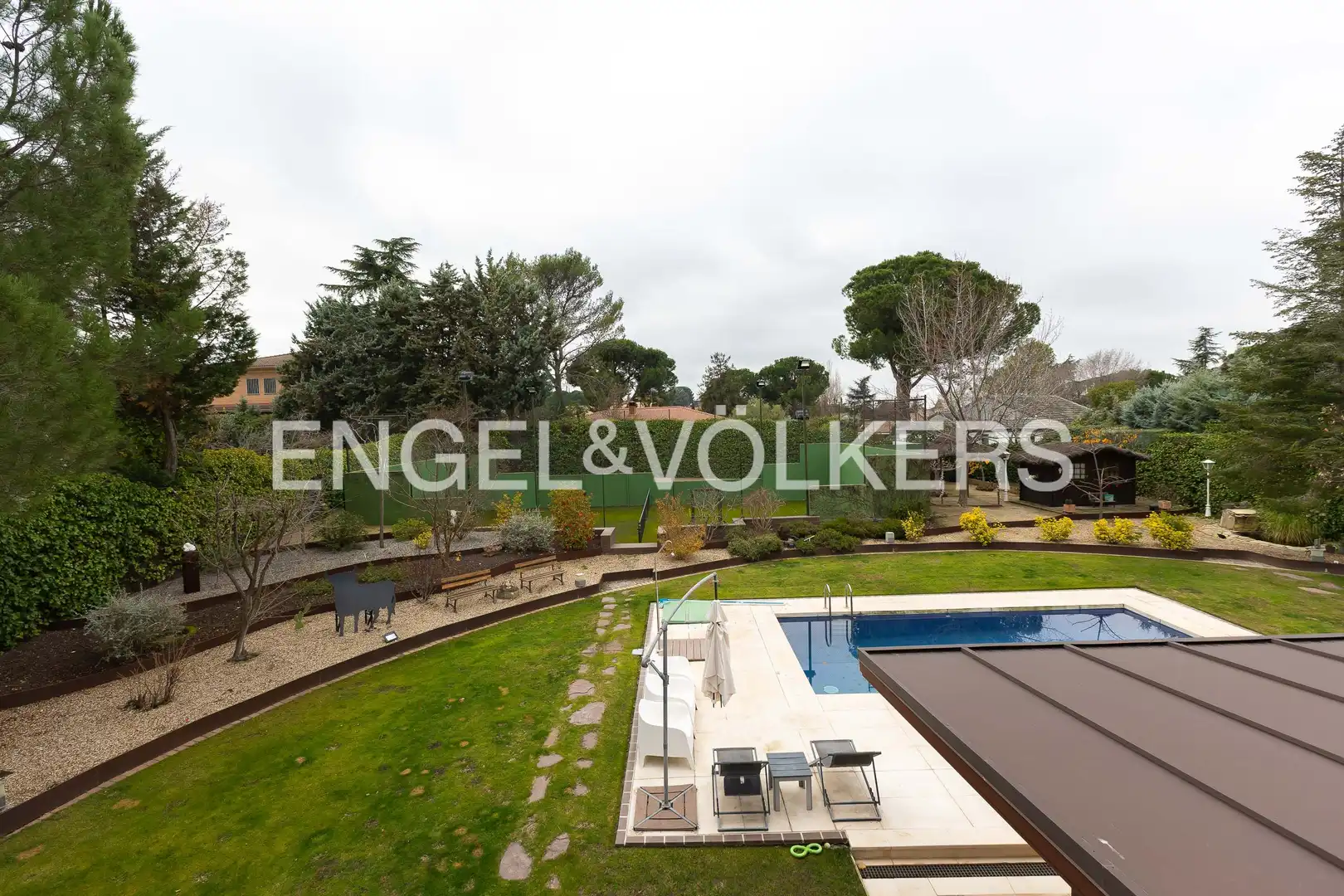 Terraza de Casa o chalet en venta en Boadilla del Monte con Aire acondicionado, Calefacción y Jardín privado