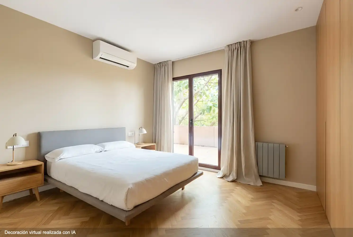 Bedroom of Houses for sale in La Pobla de Vallbona  with Air Conditioner, Heating and Private garden