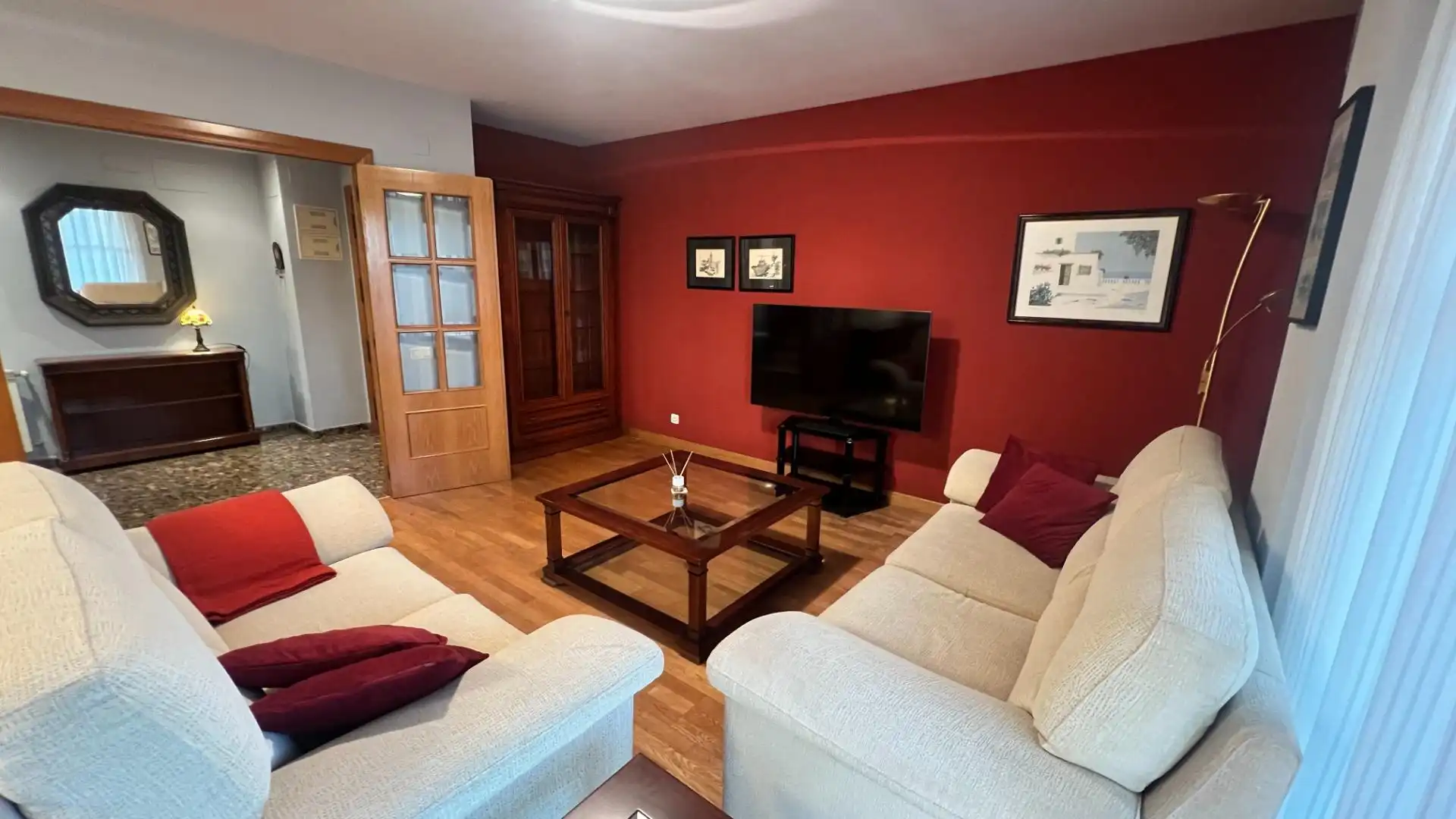 Sala d'estar de Àtic en venda en Castellón de la Plana / Castelló de la Plana amb Aire condicionat, Calefacció i Terrassa