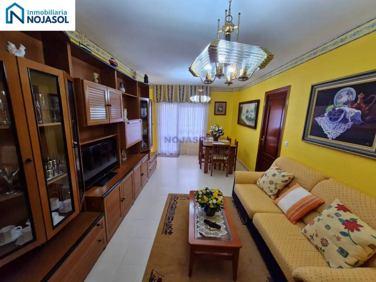 Sala de estar de Apartamento en venta en Noja con Jardín privado, Amueblado y Balcón