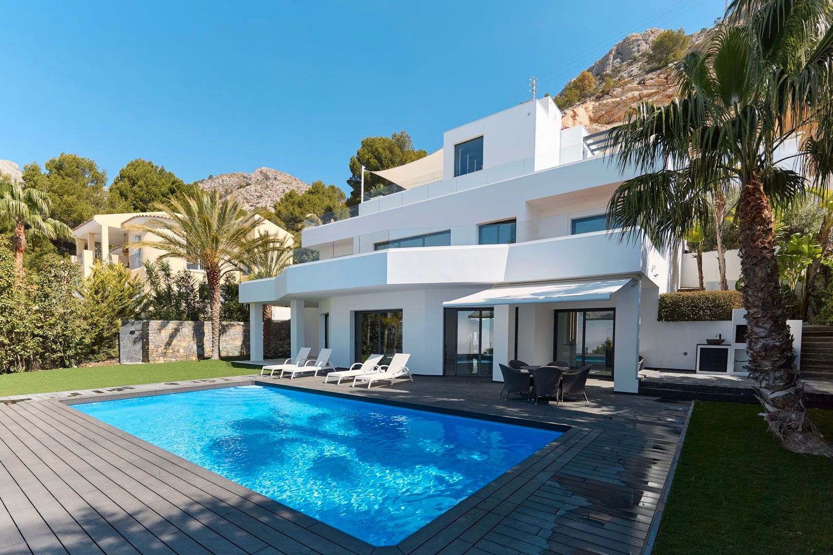 Vista exterior de Finca rústica en venda en Altea amb Aire condicionat, Calefacció i Jardí privat