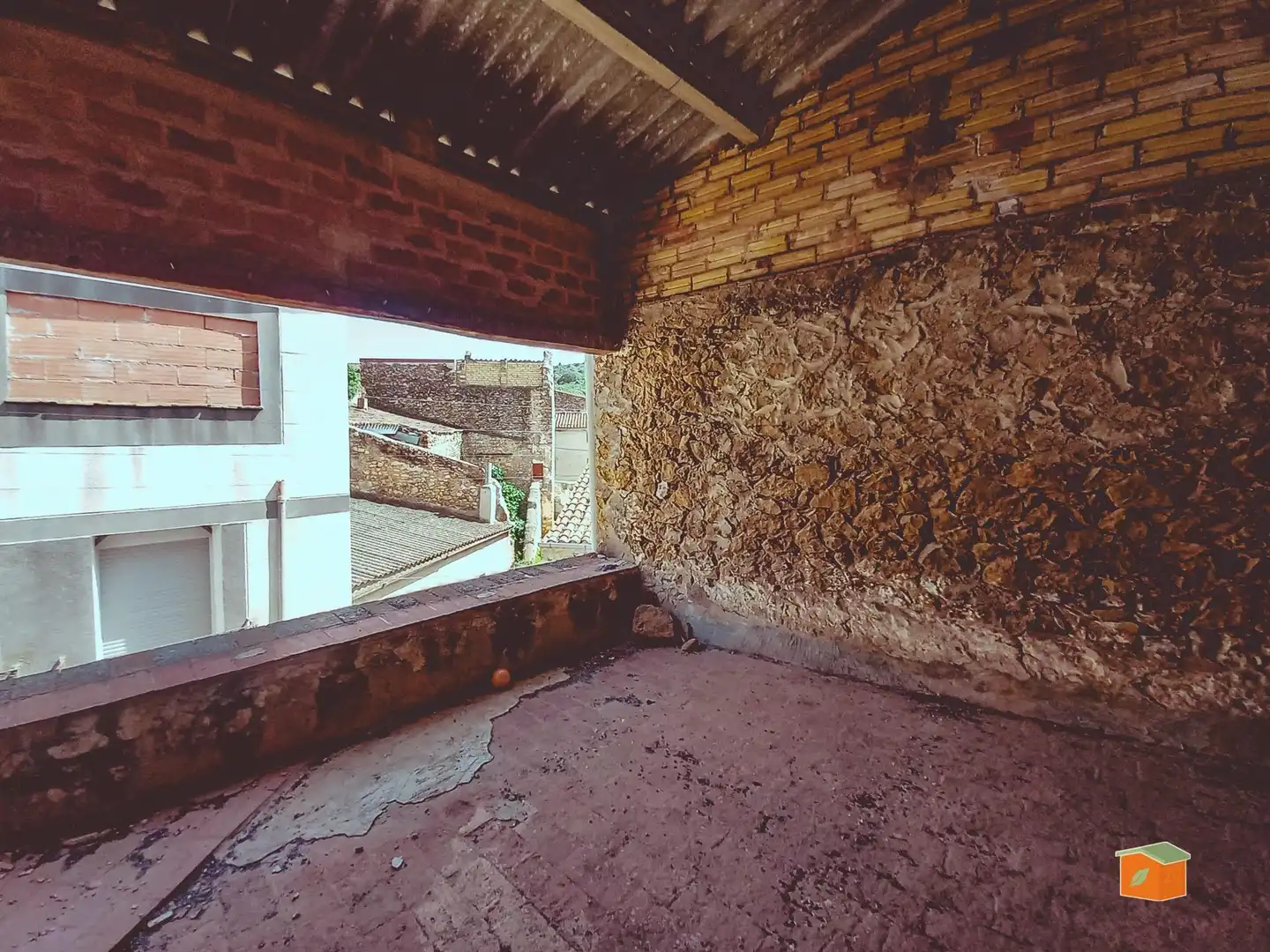 Vista exterior de Casa adosada en venta en Godall con Terraza