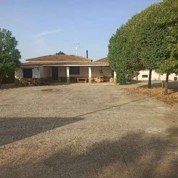 Vista exterior de Finca rústica en venda en Almodóvar del Río amb Aire condicionat, Piscina i Alarma