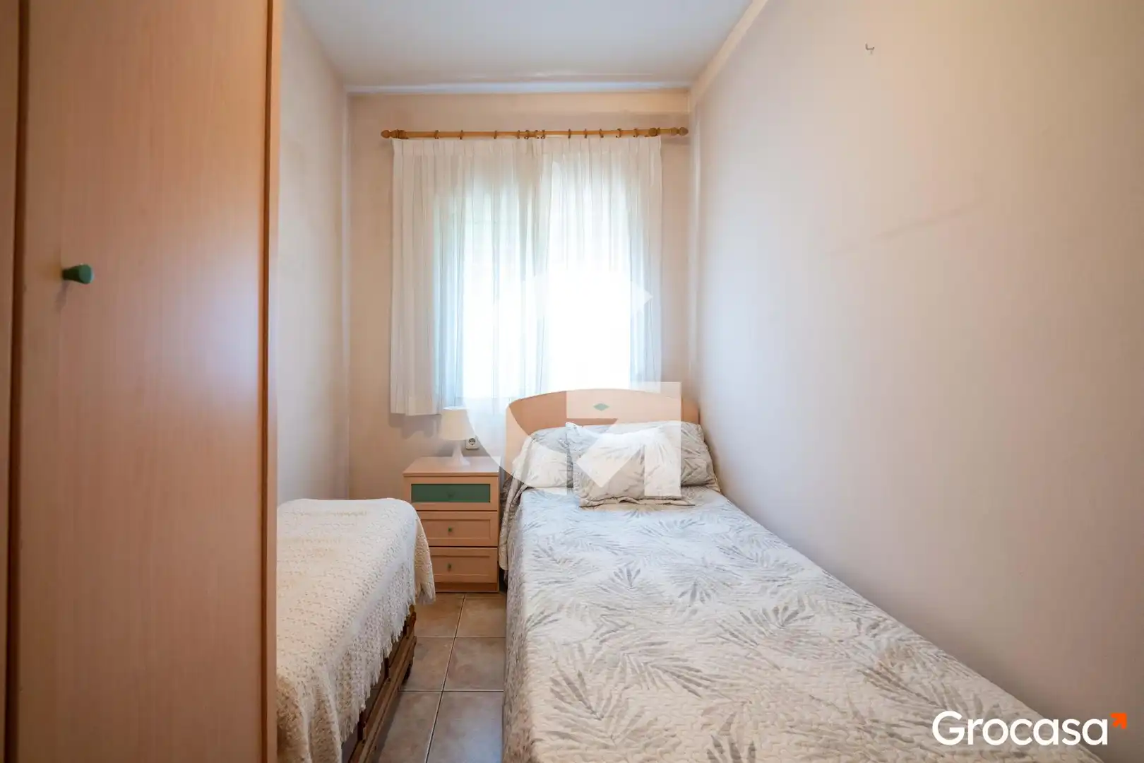 Bedroom of Flat for sale in Mataró  with Heating, Oven and TV