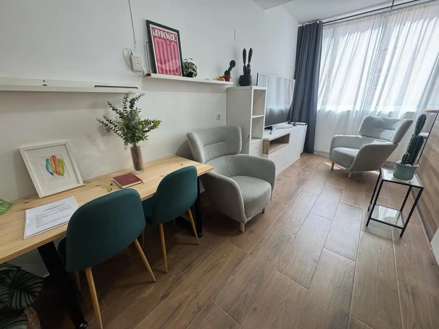 Sala de estar de Apartamento en venta en Torrevieja con Aire acondicionado y Amueblado