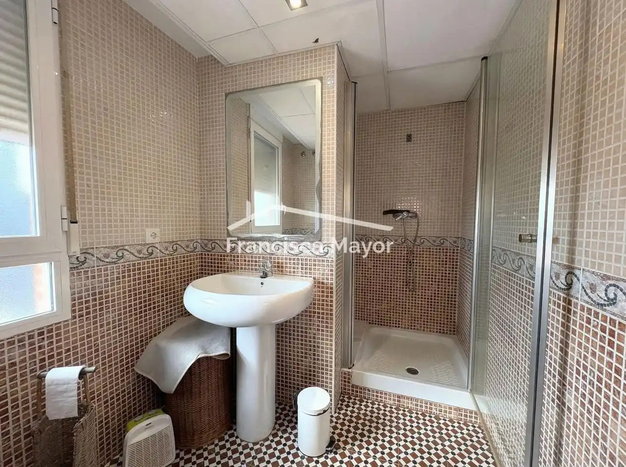 Bany de Dúplex en venda en Valencia amb Aire condicionat i Terrassa