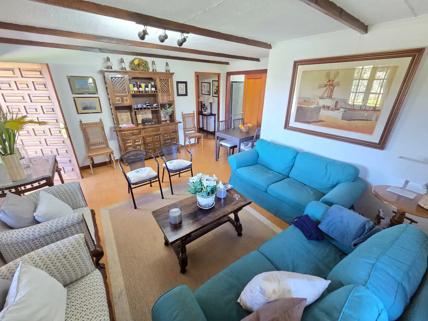 Sala de estar de Casa o chalet de alquiler en Santa Brígida con Calefacción, Jardín privado y Terraza
