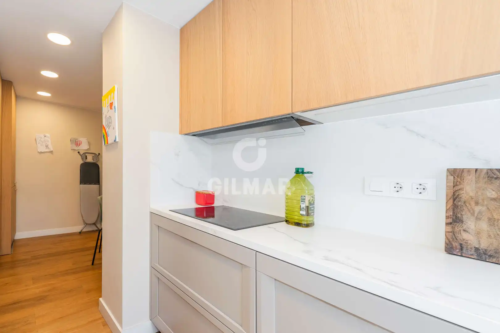 Kitchen of Flat for sale in Madrid  with Heating, Private garden and Swimming Pool