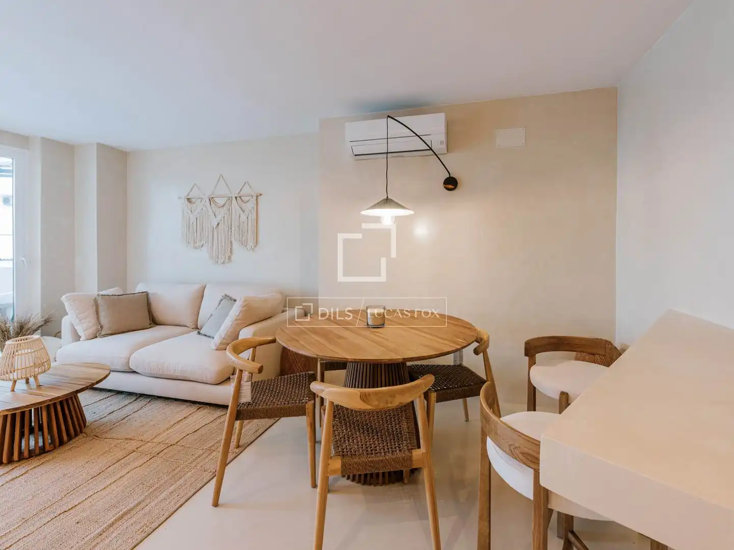 Wohnzimmer von Wohnung zum Verkauf in Eivissa mit Klimaanlage, Heizung und Privatgarten