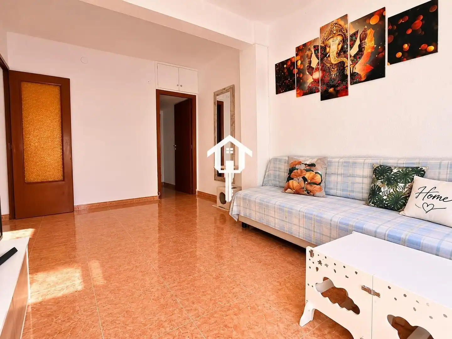 Sala d'estar de Pis en venda en Alicante / Alacant amb Moblat i Balcó