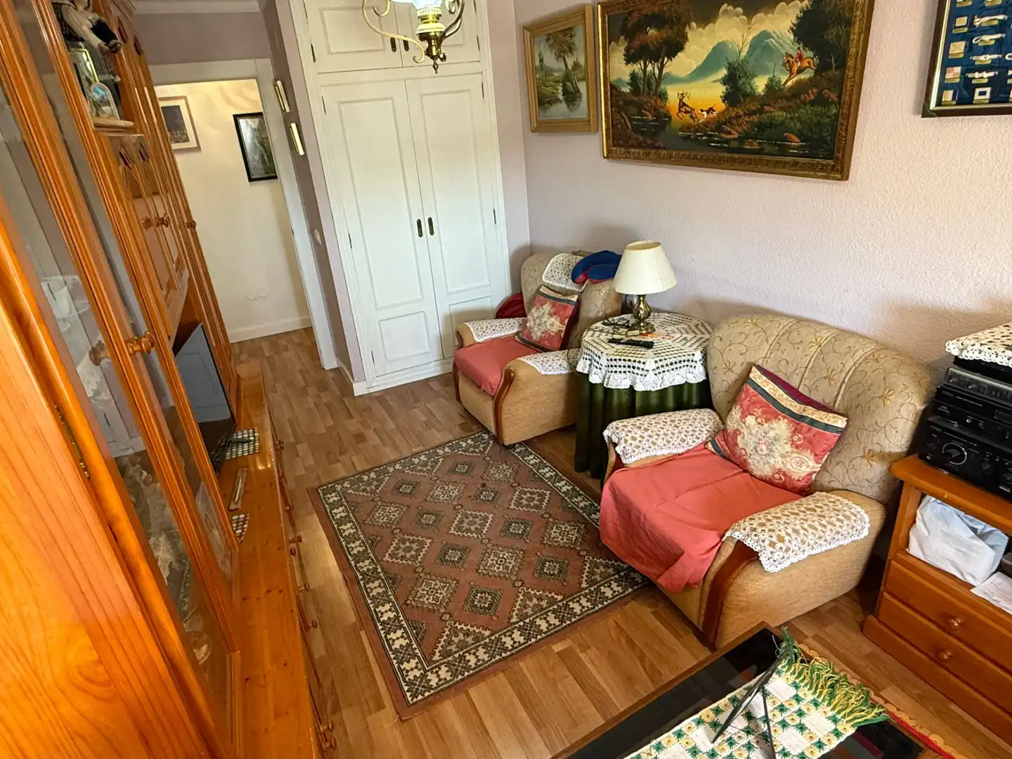Sala d'estar de Pis en venda en Alicante / Alacant amb Terrassa, Traster i Moblat