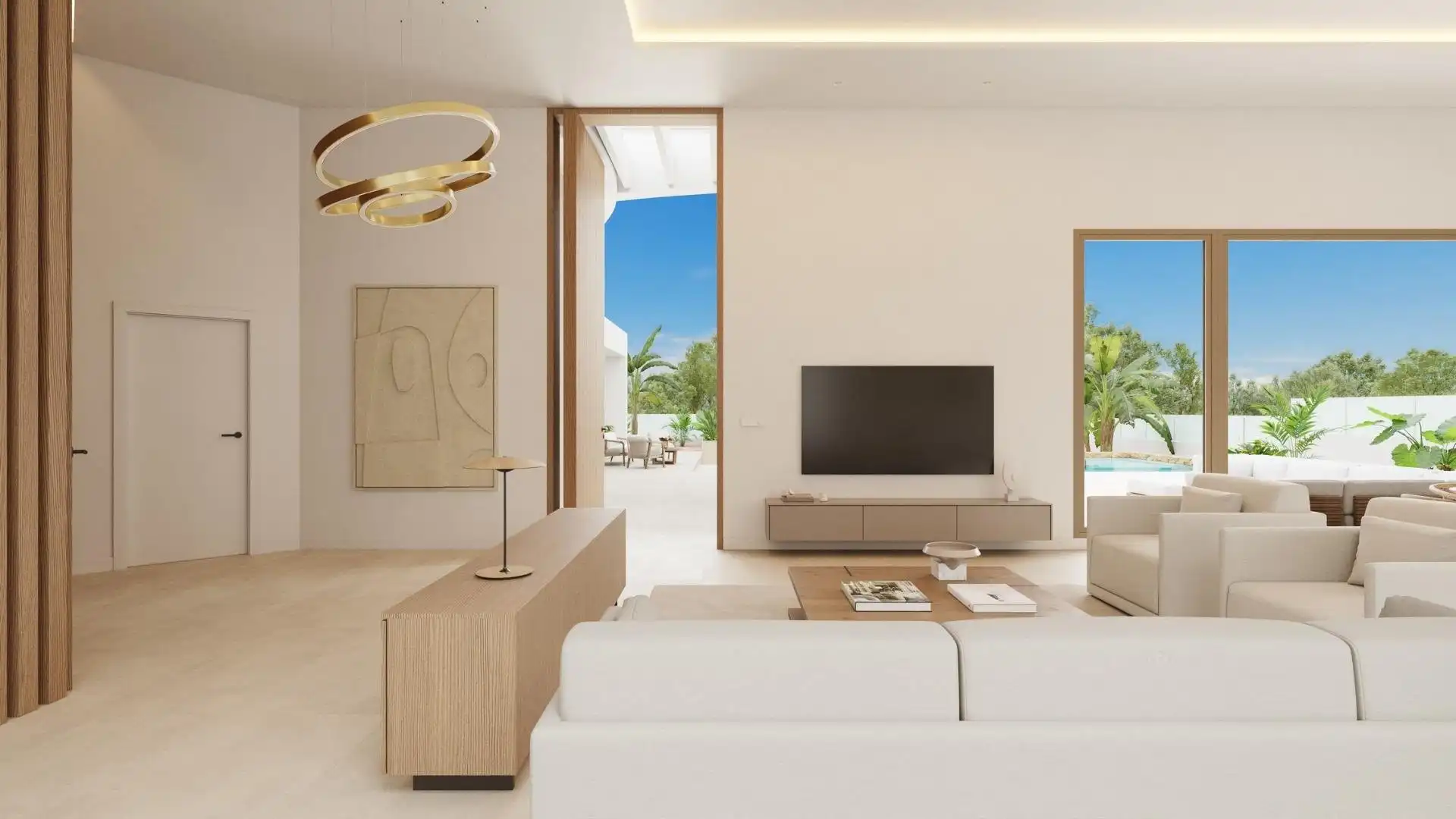Sala de estar de Casa o chalet en venta en Benejúzar con Jardín privado, Terraza y Piscina