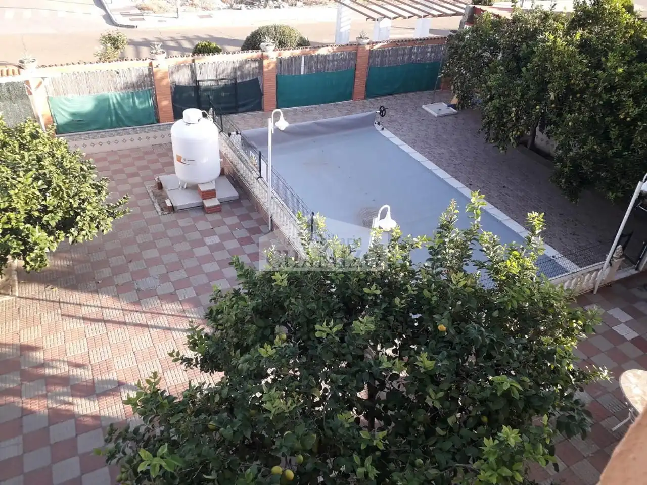 Piscina de Casa o chalet en venta en Villar de Rena con Aire acondicionado, Calefacción y Jardín privado