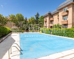 Exterior view of Flat for sale in Torrelodones  with Heating, Private garden and Terrace