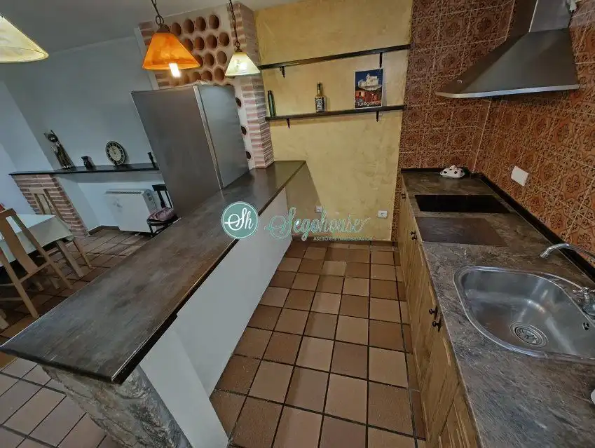 Cocina de Casa o chalet en venta en San Cristóbal de Segovia con Calefacción, Jardín privado y Terraza