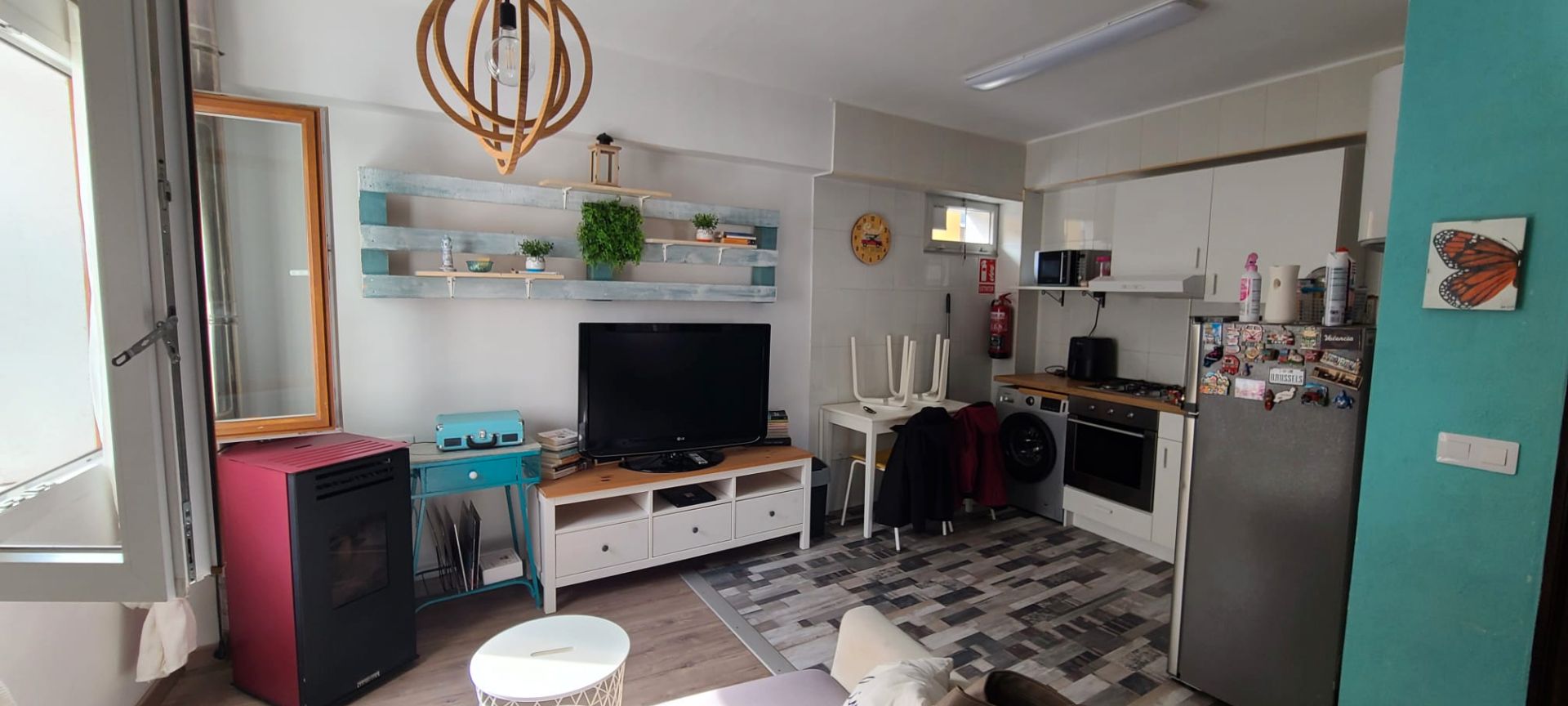 Living room of Flat for sale in Gijón   with Furnished