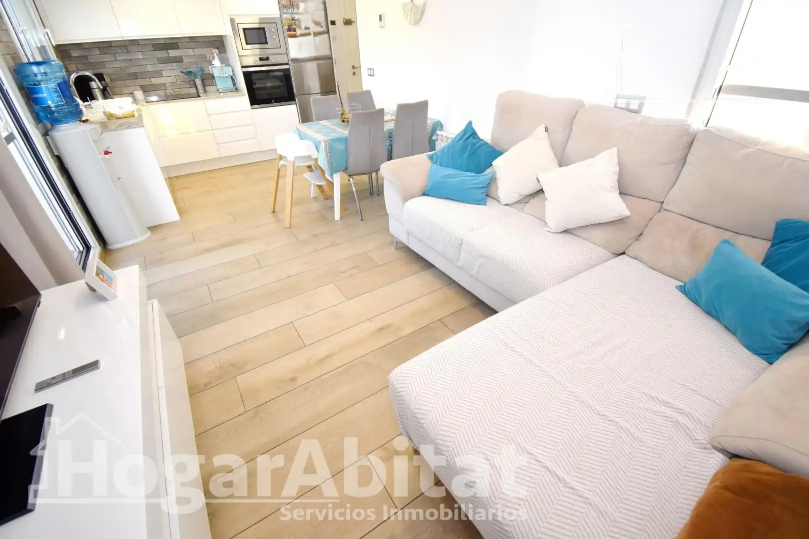 Sala d'estar de Àtic en venda en Castellón de la Plana / Castelló de la Plana amb Aire condicionat, Calefacció i Terrassa