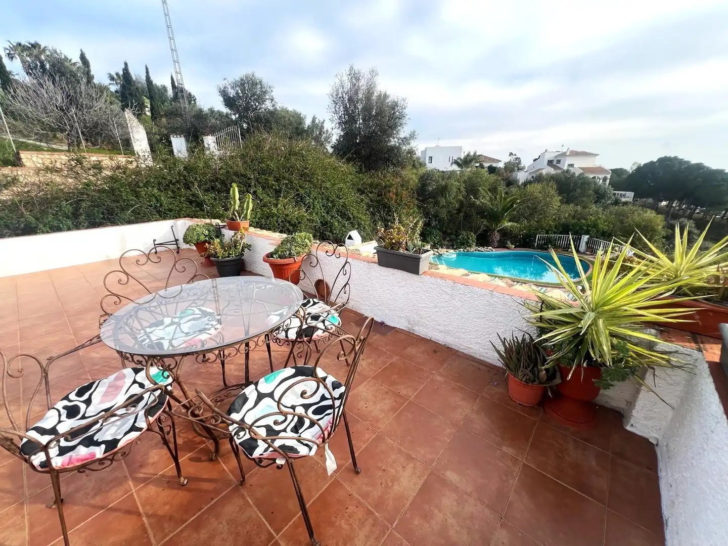 Terrace of Houses for rent in Mijas  with Private garden, Terrace and Swimming Pool